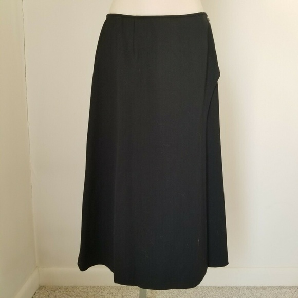 Benard Holtzman Dresses & Skirts - Harve Benard Black Wool Skirt Bernard Holtzman
